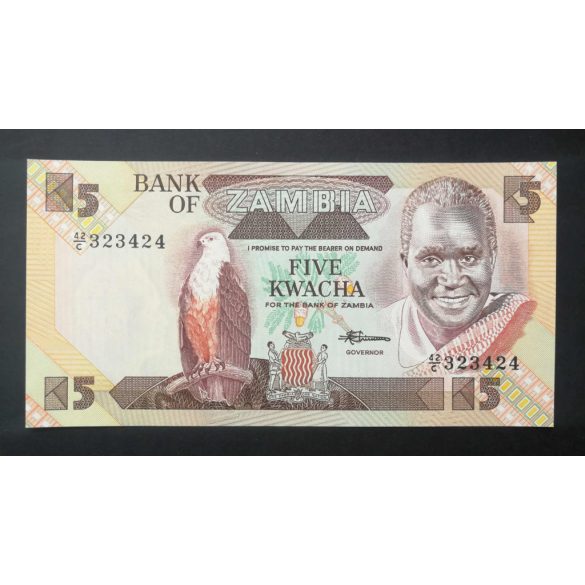 Zambia 5 Kwacha 1986 UNC