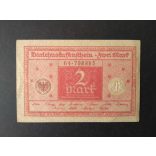 Germany 2 Mark 1920 XF