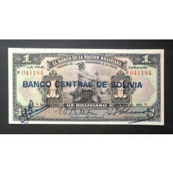 Bolivia 1 Boliviano 1911/29 XF+
