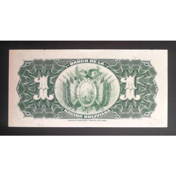 Bolivia 1 Boliviano 1911/29 XF+
