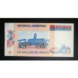 Argentina 1 million Pesos 1981 F+
