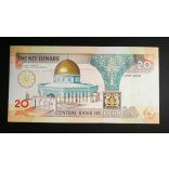 Jordan 20 Dinars 1992 Unc