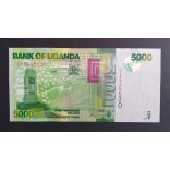  Uganda 5000 Shillings 2019 UNC