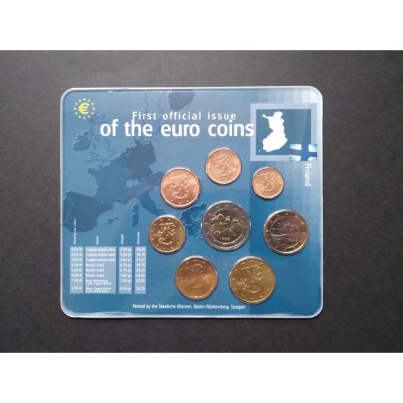 EU Euro szett Unc Finnország 