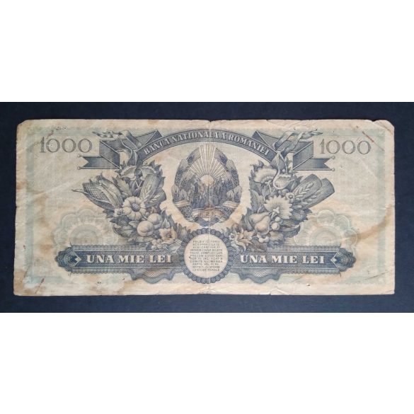 Románia 1000 Lei 1948 VG