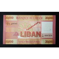 Lebanon 20000 Livres 2019 Unc