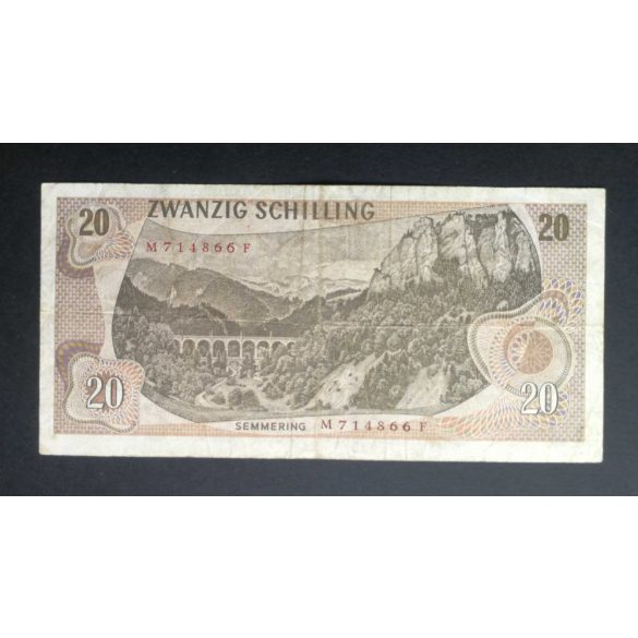 Ausztria 20 Schilling 1967 F