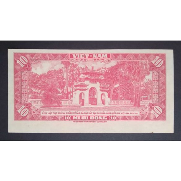 South Vietnam 10 Dong 1962 Unc-
