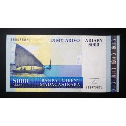 Madagascar 5000 Ariary 2008 UNC