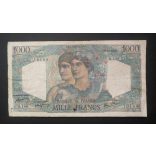 France 1000 Francs 1945 F