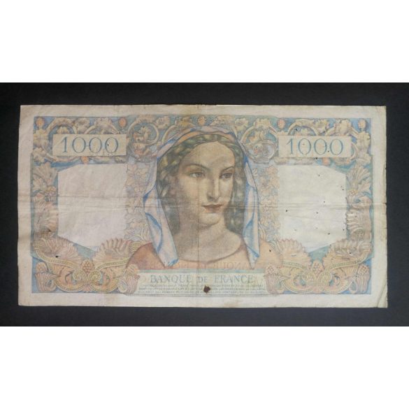 France 1000 Francs 1945 F