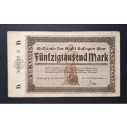 Germany 50000 Mark 1923 F Solingen