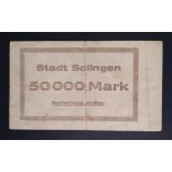 Germany 50000 Mark 1923 F Solingen