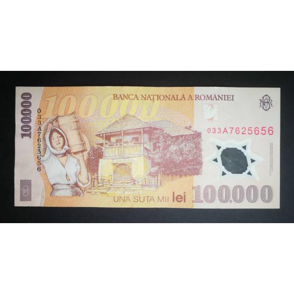 Románia 100000 Lei 2001 F