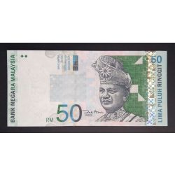 Malaysia 50 Ringgit 2001 UNC
