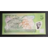 Fiji 5 Dollars 2012 Unc