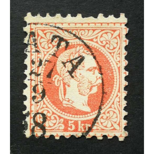 Austria used in Hungary 1867 5 kr. (T)ATA
