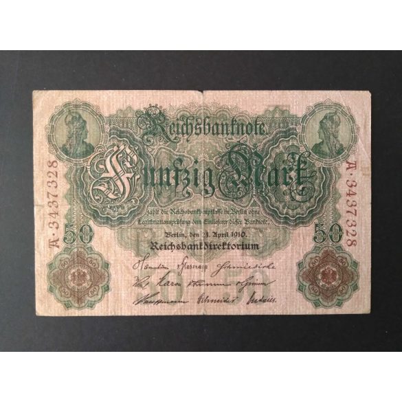 Germany 50 Mark 1910 F+