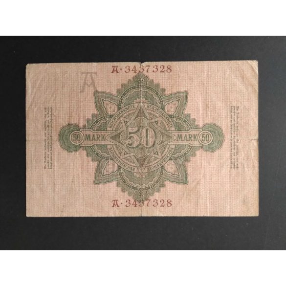 Germany 50 Mark 1910 F+