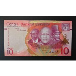 Lesotho 10 Maloti 2021/22 UNC 