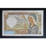 France 50 Francs 1941 F-