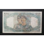 France 1000 Francs 1945 F