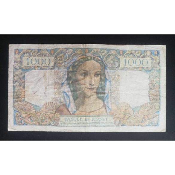 France 1000 Francs 1945 F