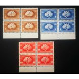 Magyarország 1949 UPU 4-es tömb ** postatiszta A