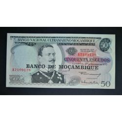 Mozambique 50 Escudos 1970 aUnc+
