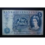 Anglia 5 Pounds 1963 P-375a F