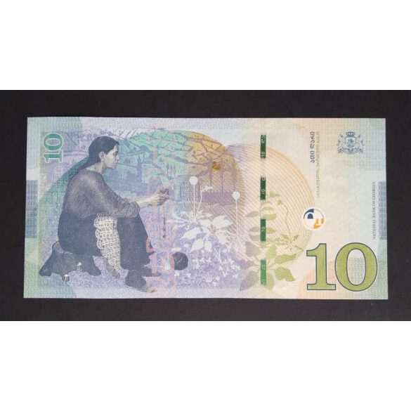 Georgia 10 Lari 2019 Unc 
