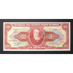 Brazil 100 Cruzeiros/10 Centavos 1966 UNC