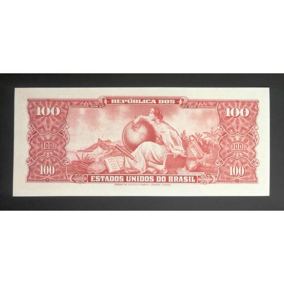 Brazil 100 Cruzeiros/10 Centavos 1966 UNC