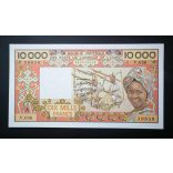 West African States Ivory Coast 10000 Francs 1977 Unc-