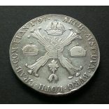 Ausztria Osztrák-Németalföld I. Ferenc 1 Korona Tallér E 1797  29,4 g ezüst