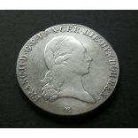 Ausztria Osztrák-Németalföld I. Ferenc 1 Korona Tallér E 1797  29,4 g ezüst