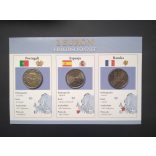 EU 2 Euro set of 3 Unc  Portugal 2009, Spain 2007, France 2008