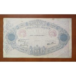 France 500 Francs 1939 F