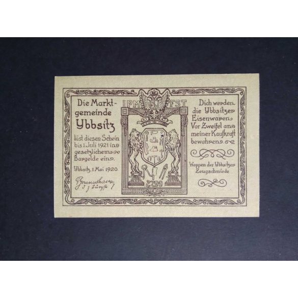 Austria 10 Heller 1920 Unc Ybbsitz