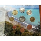 Cyprus 9-piece euro set 2008 UNC in decorative packaging