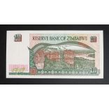 Zimbabwe 10 Dollars 1997 UNC