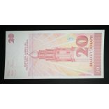 Macedonia 20 Denari 1993 UNC