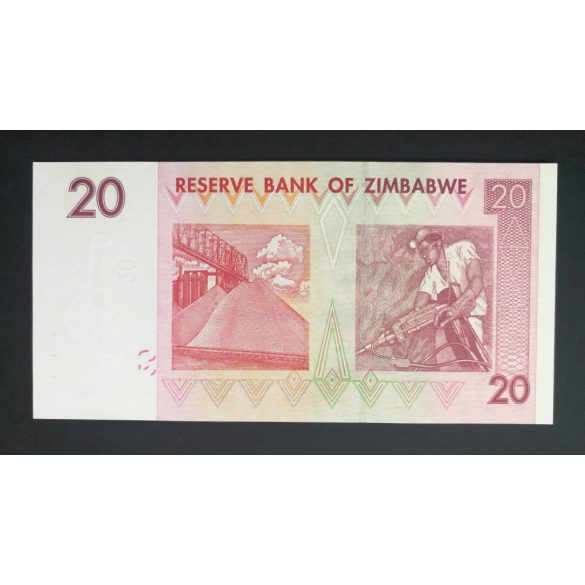 Zimbabwe 20 Dollars 2007 UNC