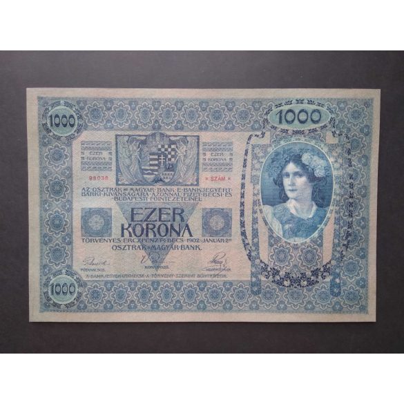 Ausztria-Magyarország 1000 Korona 1902 UNC