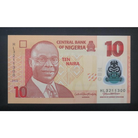 Nigéria 10 Naira 2022 UNC 