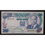 Kenya 20 Shillings 1986 Unc