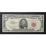 USA 5 Dollars 1963 F