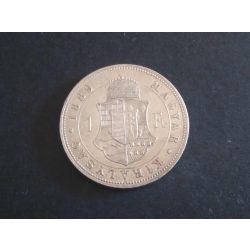 Hungary Ferenc József 1 Forint 1889 KB silver