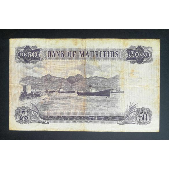 Mauritius 50 Rupees 1967 F