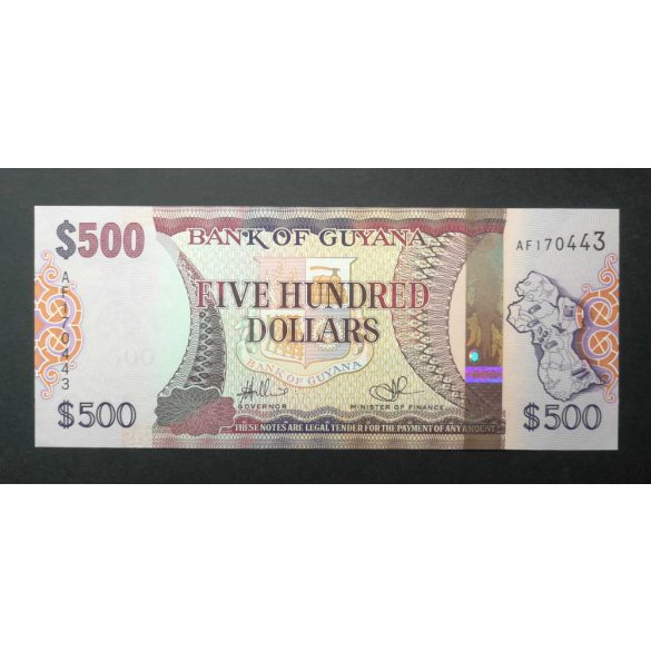 Guyana 500 Dollars 2011 UNC